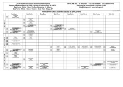 Scarica calendario corsi