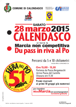 Du pas in riva al Po - Calendasco