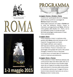Gita sociale: Roma