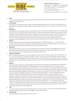 Condizioni di vendita