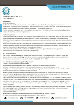 Torneo Rodeo Sociale 2015