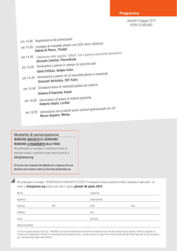 Programma - Plast 2015
