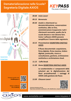 Segreteria Digitale AXIOS