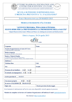 Erice2015 XLVII MODELLO ISCRIZIONE