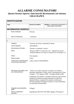 notifica - Ministero della Salute