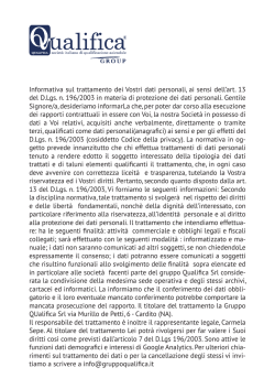 Privacy - Gruppo Qualifica