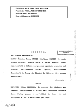 Cass. Civ., II, 22.09.2014, n. 19897