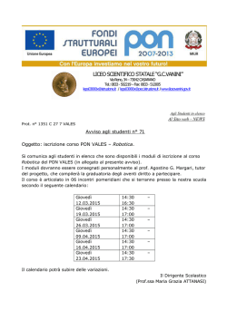 Read more.. - Liceo Scientifico GC Vanini