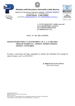 calendario docenti