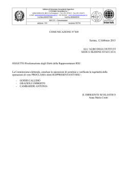 ISTITUTO SCOLASTICO STATALE