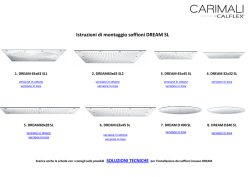Istruzioni di montaggio soffioni DREAM SL