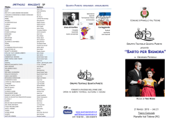 brochure - gruppo teatrale quarta parete