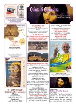 Campana 22 Marzo 2015 - Parrocchia di Santa Bertilla