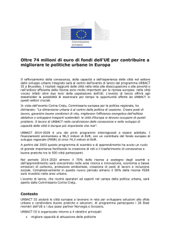 Comunicato Stampa in italiano