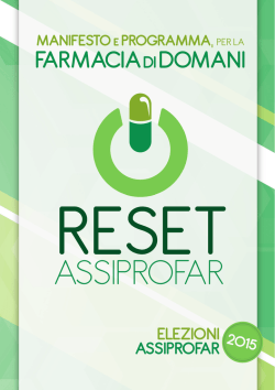 manuale reset assiprofar