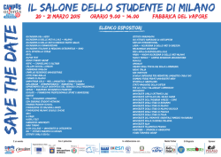 salone dello studente 2015 - Ufficio scolastico regionale per la