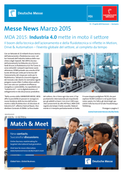 Messe News Marzo 2015