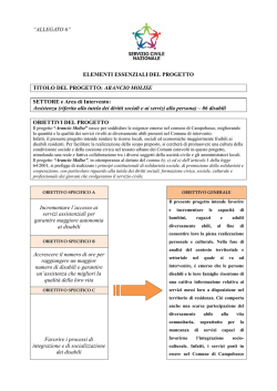 Arancio Molise &ndash; SCHEMA-SINTESI-PROGETTO