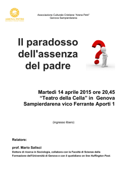 Relatore Prof. Salisci (clicca qui)