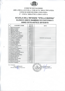 Riconfermati Stella Marina