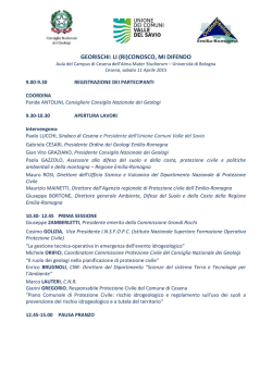 Bozza di programma in formato pdf