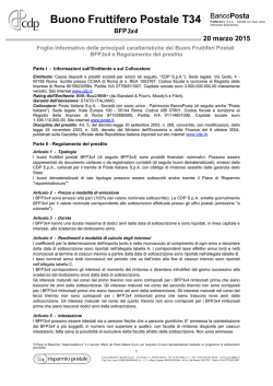 Buono Fruttifero Postale T34