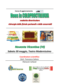 programma preliminare- Noventa Vicentina, 30