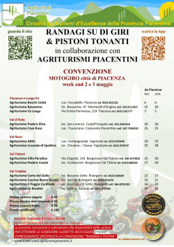 scarica il PDF - Agriturismi Piacentini