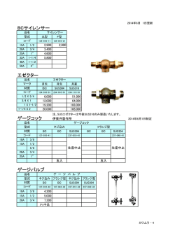 BCサイレンサー エゼクター ゲージコック ゲージバルブ