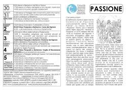 PASSIONE - NOTIZIARIO del Comune di Berbenno