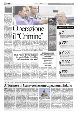 A Torino e in Canavese nessun capo, non si fidano