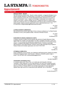 Appuntamenti