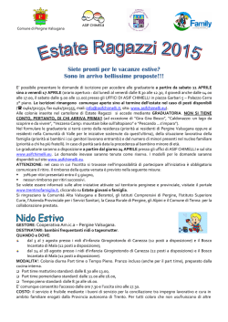 depliant estate ragazzi 2015