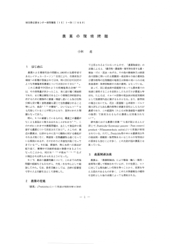 農 薬 の 環 境 問 題