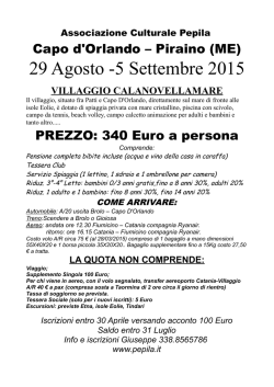 Programma Sicilia - Associazione Pepila