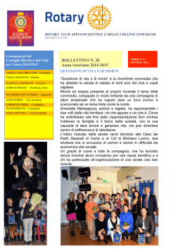 bollettino n.28 - Rotary Appiano Gentile