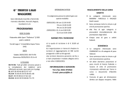 6&deg; TROFEO LAGO MAGGIORE