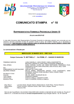 COMUNICATO_stampa 18