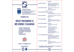 SPLIT PAYMENT E REVERSE CHARGE