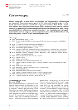 L`Unione europea: scheda informativa (PDF, Numero pagine 5