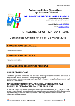 Scarica - Figc - Comitato Regionale Toscana