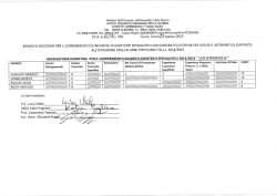 bando assistenti specialistici - Scuola Secondaria di 1° grado "F