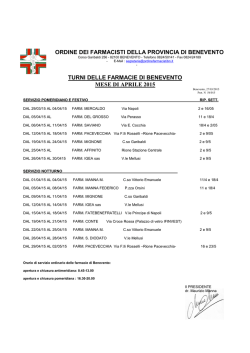 Periodo Aprile 2015