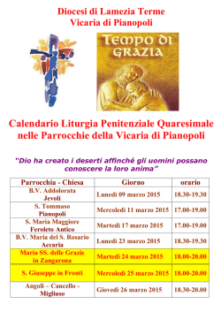 Diocesi di Lamezia Terme - Parrocchia Maria SS. delle Grazie e S