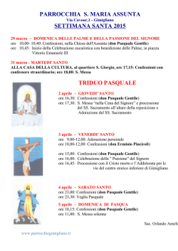 S. Maria Assunta - Parrocchie Gimigliano