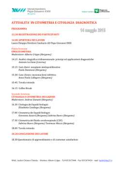Scarica il programma dell`evento