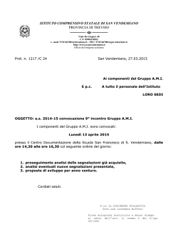ami.convocazione.13.4.15.pdf - Istituto Comprensivo San Vendemiano