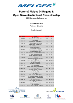 Portorož Melges 24 Regatta & Open Slovenian