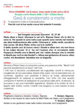 Parrocchia Campolongo VIA CRUCIS Venerd&igrave; santo 2015