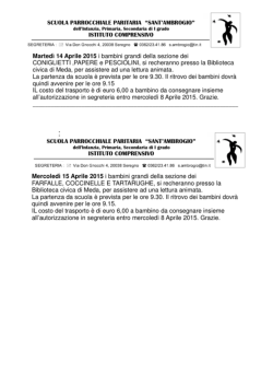 uscita didattica bambini grandi infanzia &ndash; biblioteca meda